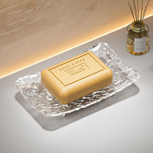 Jabonera Transparente <span class=keywords><strong>de</strong></span> Alta <span class=keywords><strong>Calidad</strong></span> con Diseño Glaciar para Baño, Estante <span class=keywords><strong>de</strong></span> Almacenamiento <span class=keywords><strong>de</strong></span> Jabón para Uso Doméstico - Product Image 3