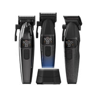 Tondeuse rechargeable haute vitesse Max 8500 tr/min, lame DLC de haute qualité, tondeuse pour hommes, machine de barbier pour salon de coiffure