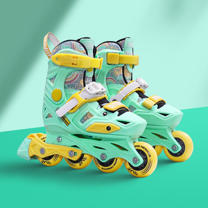 Nouveau produit prix de gros roues en PU réglables bottes intérieures amovibles slalom freestyle patins à roulettes en ligne chaussures - Product Image 2