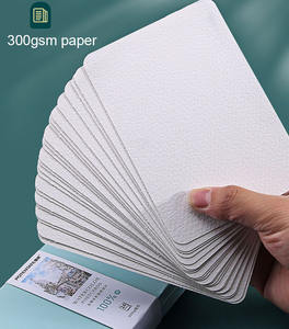 Secolorart Art 24 Feuilles Cartes Aquarelle Vierges 300gsm Coton Aquarelle Cartes Postales pour DIY Aquarelle - Product Image 3