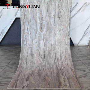 Stile moderno in pietra flessibile travertino romano pilastro decorazione da parete pannello morbido argilla MCM rivestimento esterno in travertino impiallacciatura - Product Image 2