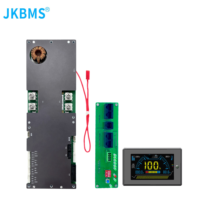 JKBMS Onduleur de stockage d'énergie Bms Batteries au lithium Smart Bms Lifepo4 8s 16s 48v pour connexion onduleur
