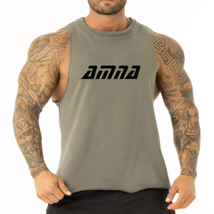 Gym Fitness Chalecos para hombres Sin mangas String GYM Tank Tops en color personalizado - Product Image 1