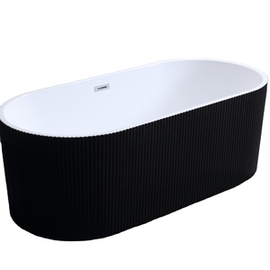 Usine Vente Émail Profond Pas Cher Tablier En <span class=keywords><strong>Acier</strong></span> Une Jupe Alcôve Acrylique Surface Solide <span class=keywords><strong>Baignoire</strong></span> Trempage Baignoires <span class=keywords><strong>Baignoire</strong></span> - Product Image 6