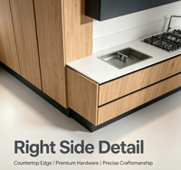 Ensemble d'armoires en chêne blanc de style européen avec placage en bois naturel, armoire sur mesure adaptée aux villas et appartements résidentiels