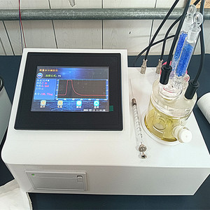 Automatic Transformer Oil Moisture Tester 0-400mA Auto-Control Electrolysis Current 8 Test Formulas LCD Data Storage Printing - Product Image 1