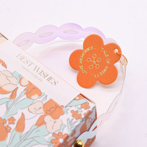 Custom Logo Luxury Wedding Favor Candy Paper Box with Handle Wedding Gift Boxes Sweet Candy Box - Product Image 6