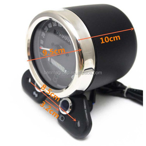 Top Qualité KMH MPH Universel <span class=keywords><strong>Moto</strong></span> Odomètre <span class=keywords><strong>Vintage</strong></span> Café Racer <span class=keywords><strong>Compteur</strong></span> <span class=keywords><strong>de</strong></span> <span class=keywords><strong>Vitesse</strong></span> pour GN125 CG125 JH70 C90 - Product Image 6