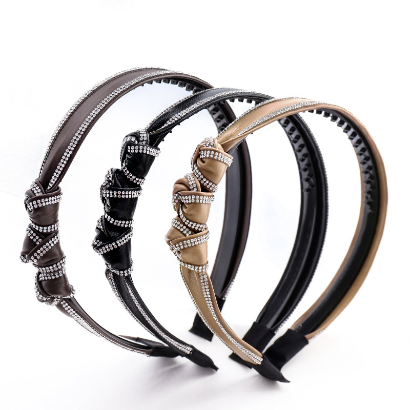 Распродажа! Сумочки из искусственной кожи, женские аксессуары для волос, плетенная повязка для головы