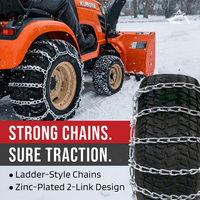 Cadenas para Neumáticos de Tractor de 20 Pulgadas, de Acero Aleado, para Nieve, Lodo y Césped, Venta al Por Mayor