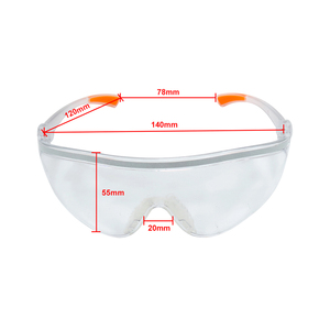Lunettes de travail de haute qualité avec rembourrage en mousse EVA scellée et bande réfléchissante haute visibilité pour une utilisation sur les chantiers de construction industrielle - Product Image 4