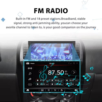 Lecteur MP5 pour voiture Podofo 7'' 1Din, autoradio télescopique, double USB, charge rapide, lumières colorées, BT, FM, EQ, vente en gros