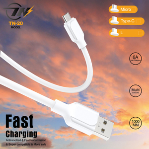 Cable USB HYTO de Bajo Costo, Micro USB, Tipo-C, PD, 1 Metro, Carga y Transferencia de Datos, Cargador USB 3A para iPhone - Product Image 6