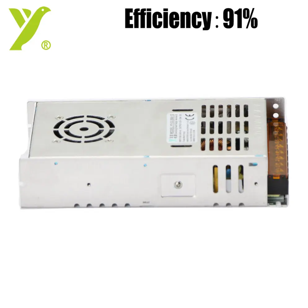 Efficiency 91% DC 24v 15 Amp 360w Switching Power Supply