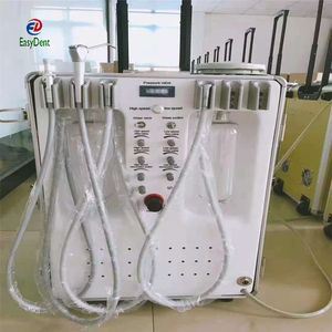 ชุดอุปกรณ์ทำฟันเคลื่อนที่แบบพกพา พร้อมเครื่องกรองอากาศแบบไร้น้ำมัน รถเข็นดูดของเสียสำหรับคลินิกทันตกรรม - Product Image 4