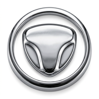 Autocollants de carrosserie de voiture en métal 3D personnalisés, en plastique ABS chromé, avec logo, style sport, autocollants adhésifs à usage unique, 1 an
