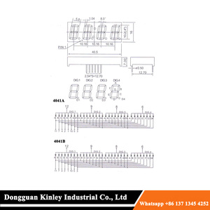 <strong>Custom</strong> 0.40 Inch 4 Digits 7 <strong>Segment</strong> Led <strong>Display</strong> <strong>Module</strong> White Factory Wholesale - Product Image 3
