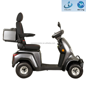 Skuter Mobilitas Listrik Ban Lebar dengan Motor 1000W Jangkauan 50km untuk Penggunaan Golf <span class=keywords><strong>Cart</strong></span> Rem Elektromagnetik untuk Penyandang Disabilitas & Lansia - Product Image 5
