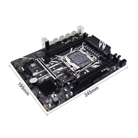 Harga pabrik Motherboard X99 Chipset C612 LGA2011-3, Motherboard Gaming Xeon E5 128G empat saluran DDR4 dengan PCIe M.2 SATA M.2