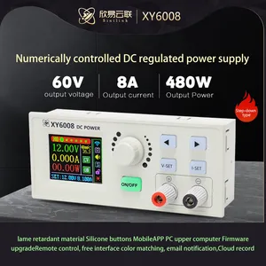 Kit de fuente de alimentación CC estabilizada CNC XY6008, 60V/8A/480W, reductor de voltaje y corriente constante - Product Image 2
