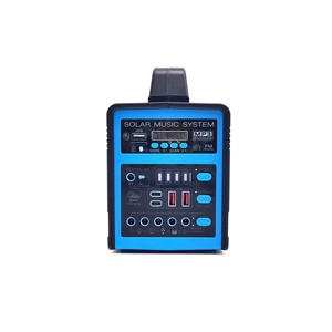 Mới Xách Tay 60W Năng Lượng Mặt Trời Trạm Điện Sử Dụng DC Fan TV Nhà Chiếu Sáng Điện Thoại Sạc Chơi FM Âm Nhạc Ngoài Trời 50 + Giờ Hệ Thống Năng Lượng - Product Image 1