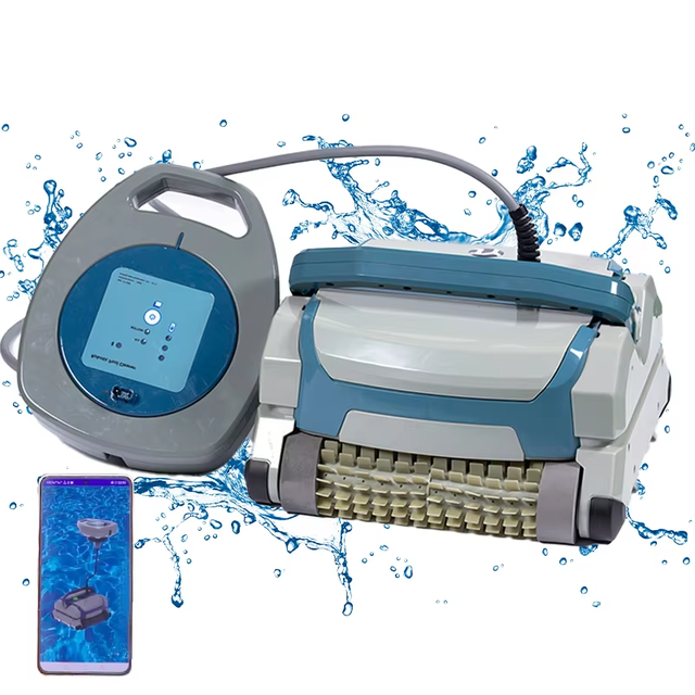 Automatic Robot Pool Cleaner Smart Cordless Robotic Pool Vacuum Swimming Pool Cleaning Wireless Robot With App