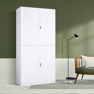 2025 nuevo diseño moderno, armario de oficina de Metal de acero blanco, armario de almacenamiento de archivos, archivador para el hogar, oficina, escuela, uso en Hotel - Product Image 1
