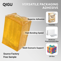 Colle époxy jaune en bloc PSA pour l'emballage et le scellage de boîtes cadeaux, type SBC