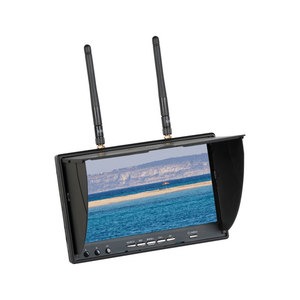 จอภาพ LCD5802D 5.8G 40CH ขนาด 7 นิ้ว สำหรับ FPV Raceband ความละเอียด 800x480 ความสว่าง 600cd/m2 มุมมอง 140/120 องศา พร้อมแบตเตอรี่ในตัว - Product Image 3