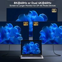 Thunderbolt 4 Type C PD Charge rapide 240 Watts Données haute vitesse 40Gbps Câbles USB C