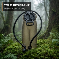 Réservoir d'eau pliable en TPU sans BPA, grande capacité, pour le camping, la randonnée et le cyclisme, personnalisable OEM