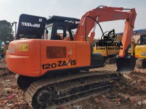 Excavadora Hitachi ZX120 de 12 toneladas, maquinaria de construcción usada original con motor central y componentes de motor - Product Image 5