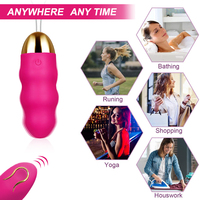Vibrateur télécommandé pour femmes, 12 vitesses, jouet sexuel pour couples adultes, vibrateur en silicone sans fil, stimulateur clitoridien