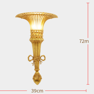 Copper <strong>Wall</strong> Lamp Decoration Hotel Corridor <strong>Candle</strong> <strong>Light</strong> Skirt Hemline Stylish Customized Background Bronze <strong>Wall</strong> <strong>Lights</strong> - Product Image 6