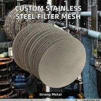 Penjualan Panas Saringan Kawat Logam Stainless Steel 201/304/316 untuk Ekstruder Plastik