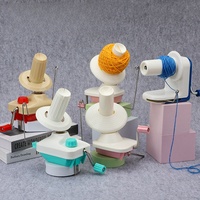Kit de couture domestique, mini enrouleur manuel en plastique pour pelotes de laine