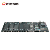 Boîtier de serveur Gpu Carte mère B250 avec 8 emplacements PCIE 16XGPU Carte mère linux Carte d'ordinateur industrielle Lga1151 Carte mère