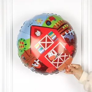 Круглые воздушные шары из алюминиевой пленки, 18 дюймов