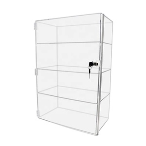 Display Box New Acrylic Clear Display Case Countertop Box Cube Organizer Counter Acrylic Knife Display Case