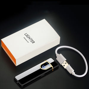 2025 vente chaude écran tactile conceptions personnalisées Cigarette Mini bobine de recharge Flip-top USB briquet avec affichage de puissance mode - Product Image 3