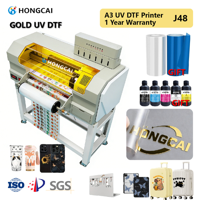30cm All in One UV DTF Sticker Printing Machine and Crystal Sticker Transfers Sticker Impresora A3 UV DTF Printer
