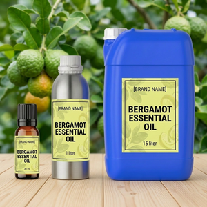 100% Pure Natural Bergamot <b>essential</b> <b>oil</b> 100% pure natural cold pressed citrus bergamia peel <b>oil</b> for aromatherapy skin care - Product Image 2