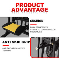 Équipement de gymnastique de haute qualité à broche chargée Type à genoux Dip Chin Assist Barres parallèles simples Traction lombaire étirement