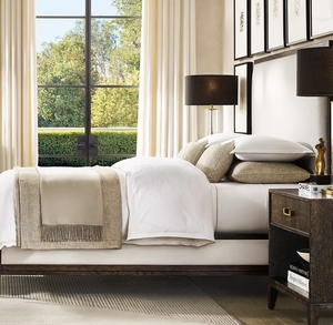 Amerikaanse Stijl Gestoffeerd <span class=keywords><strong>Bed</strong></span> Fabriek Groothandel Slaapkamer Meubilair Op Maat Slaapkamer Massief Houten <span class=keywords><strong>Bed</strong></span> Meubelset - Product Image 4
