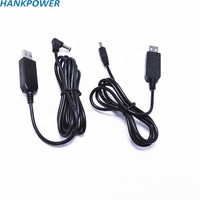 Câble d'alimentation transformateur USB en gros, convertisseur élévateur de tension 5V vers 9V 12V, cordon d'alimentation DC 5.5*2.1mm pour routeur