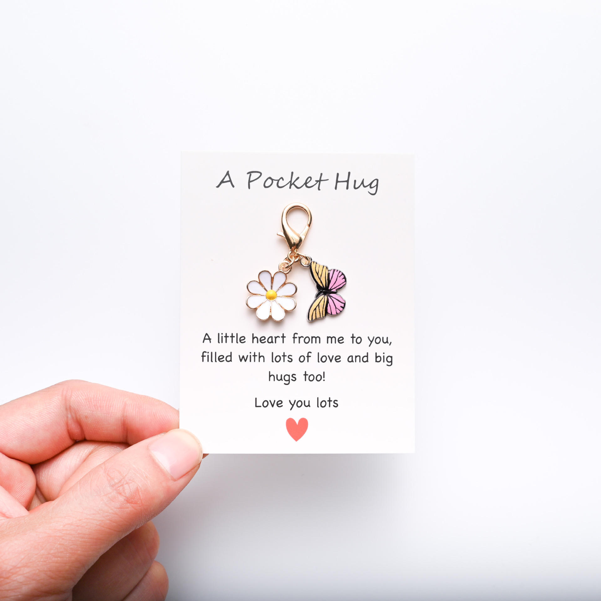 Yellow Pink Butterfly Daisy