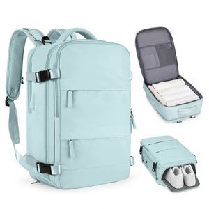 Personal Item Travel Waterproof Sports Luggage Backpack Casual Daypack <b>Small</b> Hiking Backpack USB Geometric Zipper Large Capacity - Product Image 3