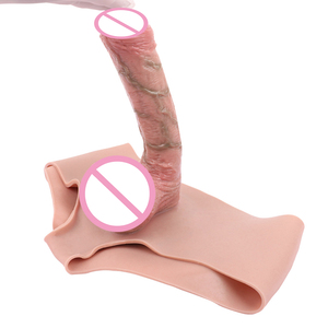 FAAK Gay Sissy Tragbarer Dildo Slip Strap-on Hohler Dildo Riesiger Realistischer Dildo Künstlicher Penis Sexspielzeug für Männer Penisvergrößerung - Product Image 4