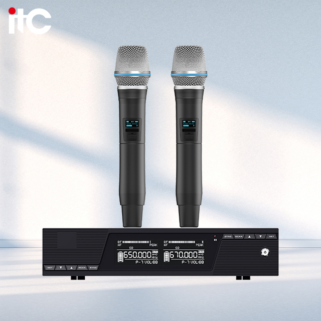 Fully Digital UHF Wireless Bluetooth Microphone for Studio Use-Portable Battery Powered