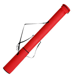 नॉर्डिक स्की डंडे कठोर संरक्षण बैग पु निविड़ अंधकार समायोज्य लंबाई 150 ~ 190cm - Product Image 1